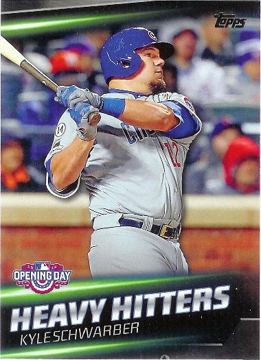 2016 Topps Opening Day Heavy Hitters #HH-4 Kyle Schwarber