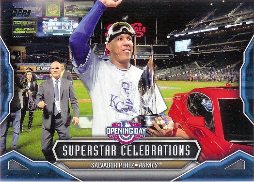 2016 Topps Opening Day Superstar Celebrations #SC-4 Salvador Perez