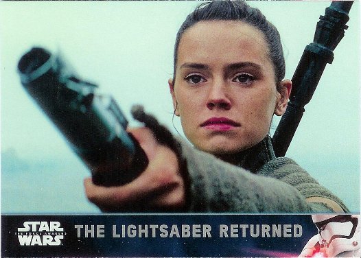 2016 Topps Star Wars The Force Awakens #102 The Lightsaber Returned SP