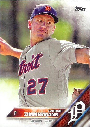 2016 Topps #444 Jordan Zimmermann