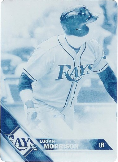 2016 Topps Printing Plates Cyan #469 Logan Morrison