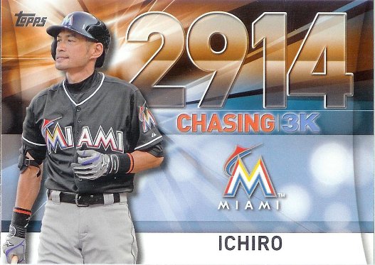 2016 Topps Chasing 3K #3000-29 Ichiro