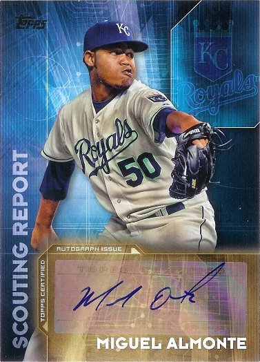 2016 Topps Scouting Report Autographs #SRA-MAL Miguel Almonte