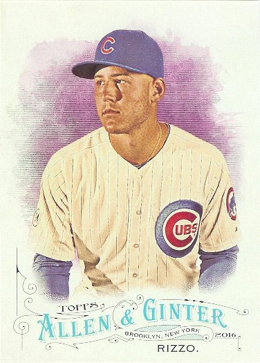 2016 Allen & Ginter #260 Anthony Rizzo