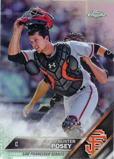 2016 Topps Chrome Refractor #125 Buster Posey