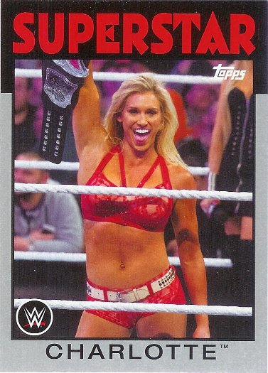 2016 Topps Heritage WWE Silver #44 Charlotte