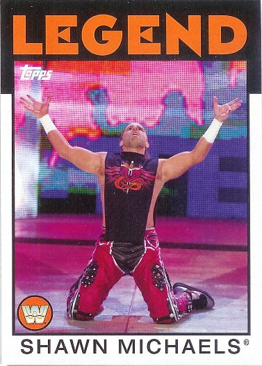 2016 Topps Heritage WWE #104 Shawn Michaels