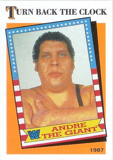 2016 Topps Heritage WWE Turn Back the Clock #2 Andre The Giant