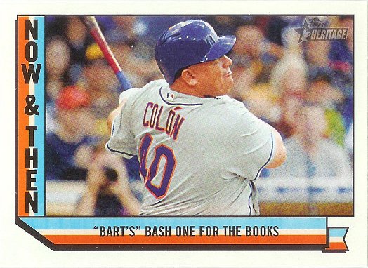 2016 Topps Heritage Now and Then #NT-4 Bartolo Colon