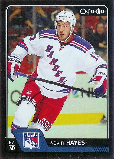 2016-17 O-Pee-Chee Black Bordered Rainbow Foil #34 Kevin Hayes