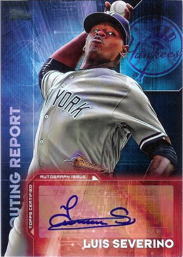 2016 Topps Scouting Report Autographs #SRA-LS Luis Severino
