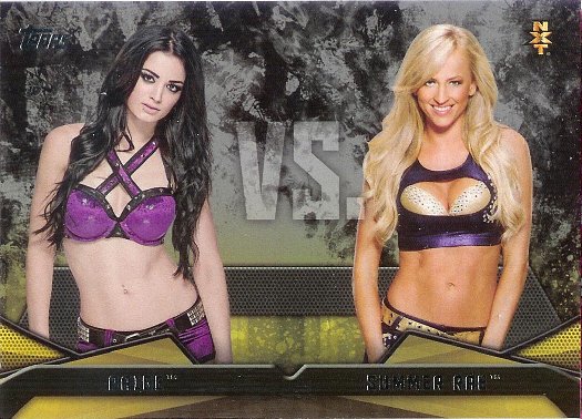 2016 Topps WWE NXT Rivalries #16 Summer Rae vs. Paige