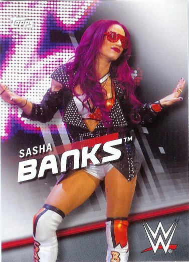 2016 Topps WWE Divas Revolution #33 Sasha Banks