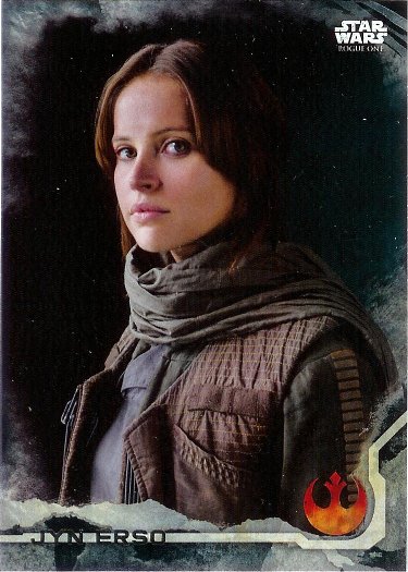 2016 Topps Star Wars Rogue One Death Star Black #1 Jyn Erso