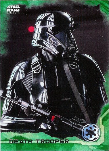 2016 Topps Star Wars Rogue One Green Squadron #12 Death Trooper