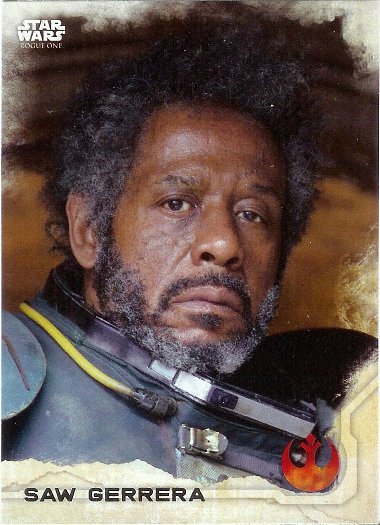 2016 Topps Star Wars Rogue One #6 Saw Gerrera