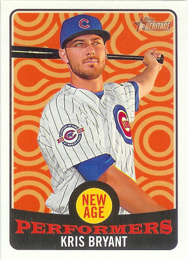 2017 Topps Heritage New Age Performers #NAP-12 Kris Bryant