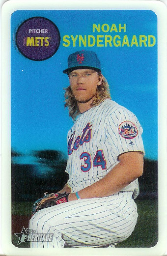 2017 Topps Heritage 1968 Topps 3D #683D-NS Noah Syndergaard