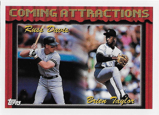 1994 Topps #772 Russ Davis / Brien Taylor