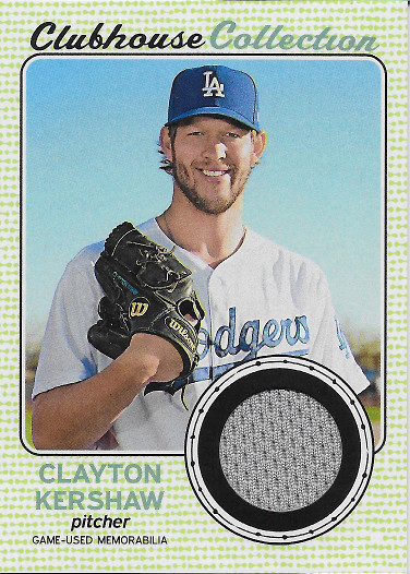 2017 Topps Heritage Clubhouse Collection Relics #CCR-CK Clayton Kershaw