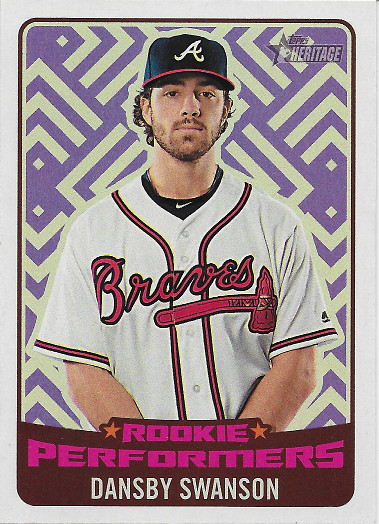 2017 Topps Heritage Rookie Performers #RP-DS Dansby Swanson