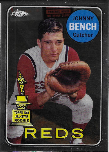 2017 Topps Chrome All Rookie Cup #TARC-9 Johnny Bench