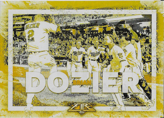 2017 Topps Fire Walk It Off Gold Minted #WO-12 Brian Dozier