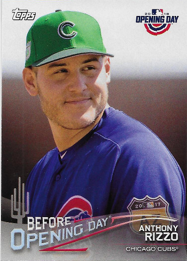 2018 Topps Opening Day Before Opening Day #BOD-AR Anthony Rizzo