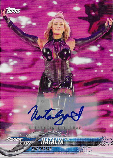2018 Topps WWE Autograph # Natalya
