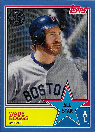 2018 Topps 1983 Topps All Stars Blue #83AS-47 Wade Boggs