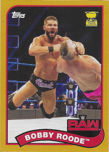2018 Topps Heritage WWE Gold #14 Bobby Roode