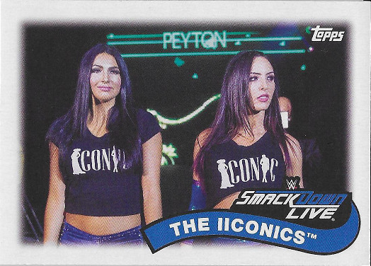 2018 Topps Heritage WWE Tag Teams and Stables #TT-17 The IIconics