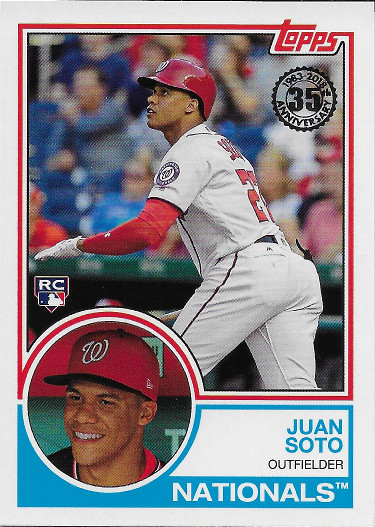 2018 Topps 1983 Topps #83-12 Juan Soto RC