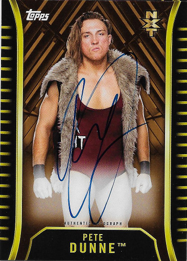 2018 Topps WWE NXT Autograph Bronze #A-PD Pete Dunne