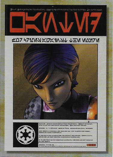 2018 Topps Star Wars Galaxy Wanted Posters #P-4 Sabine Wren