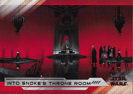 2018 Topps Star Wars The Last Jedi #17 Into Snoke's Throne Room