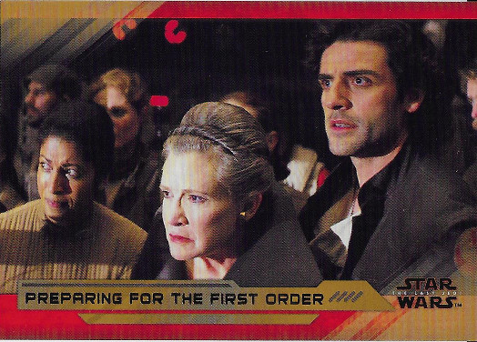 2018 Topps Star Wars The Last Jedi Bronze #81 Preparing for the First Order