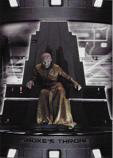 2018 Topps Star Wars The Last Jedi Items and Artifacts #IA-15 Snoke's Throne