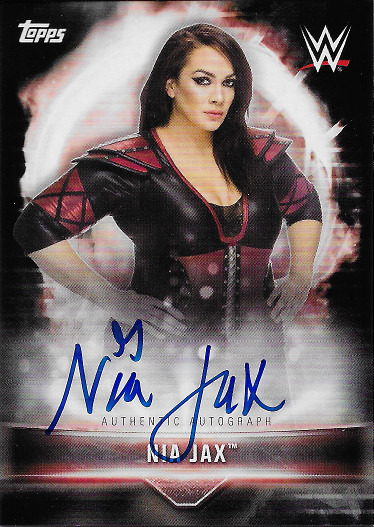 2019 Topps WWE Road to Wrestlemania Autograph #A-NJ Nia Jax