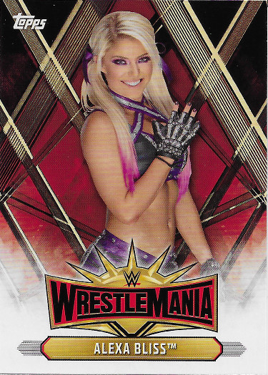 2019 Topps WWE Road to Wrestlemania WrestleMania Roster #WM-14 Alexa Bliss