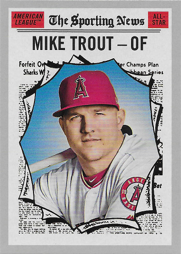 2019 Topps Heritage #357 Mike Trout AS