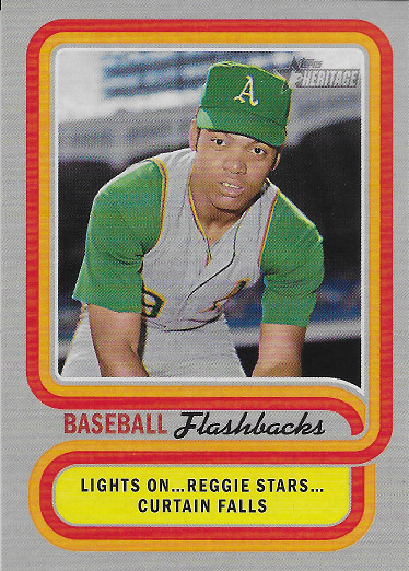 2019 Topps Heritage Baseball Flashbacks #BF-RJ Reggie Jackson