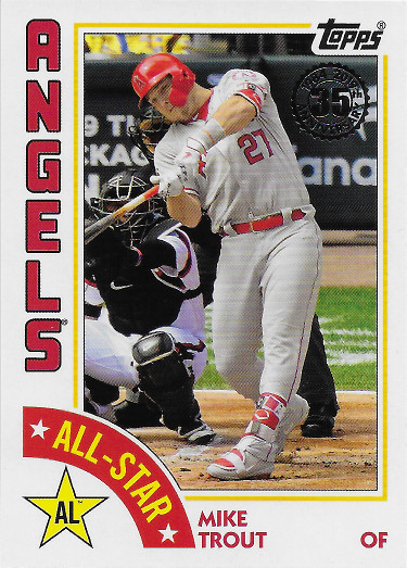 2019 Topps 1984 Topps All-Stars #84AS-MT Mike Trout