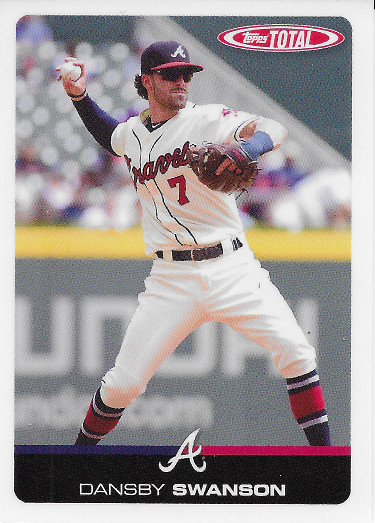 2019 Topps Total #385 Dansby Swanson