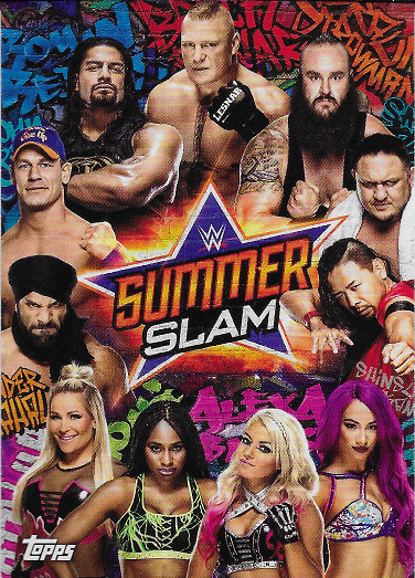 2019 Topps WWE SummerSlam Summerslam Posters Spotlight #SS-17 SummerSlam 2017