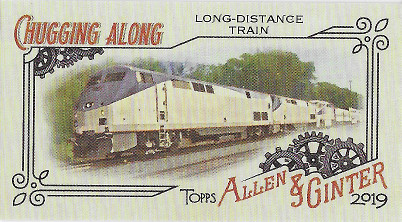 2019 Allen & Ginter Chugging Along #CA-13 Long-Distance Train