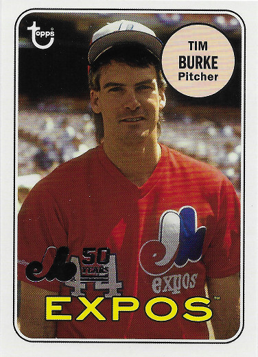2019 Topps Archives 50th Anniversary of the Montréal Expos #MTL-TB Tim Burke
