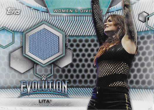 2019 Topps WWE Women's Division Mat Relics #MR-LT Lita Evolution