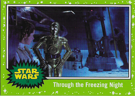 2019 Topps Star Wars: Journey to The Rise of Skywalker Green #19 Through the Freezing Night