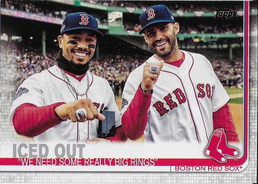 2019 Topps Update #US246 Iced Out Mookie Betts/J.D. Martinez